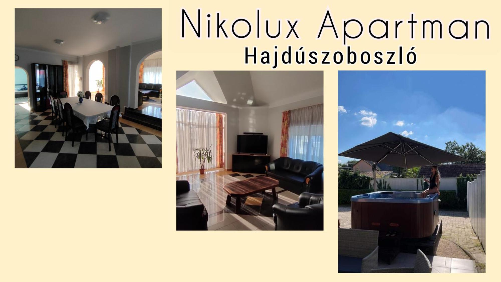 Nikolux Apartman ハイデゥソボスロー エクステリア 写真