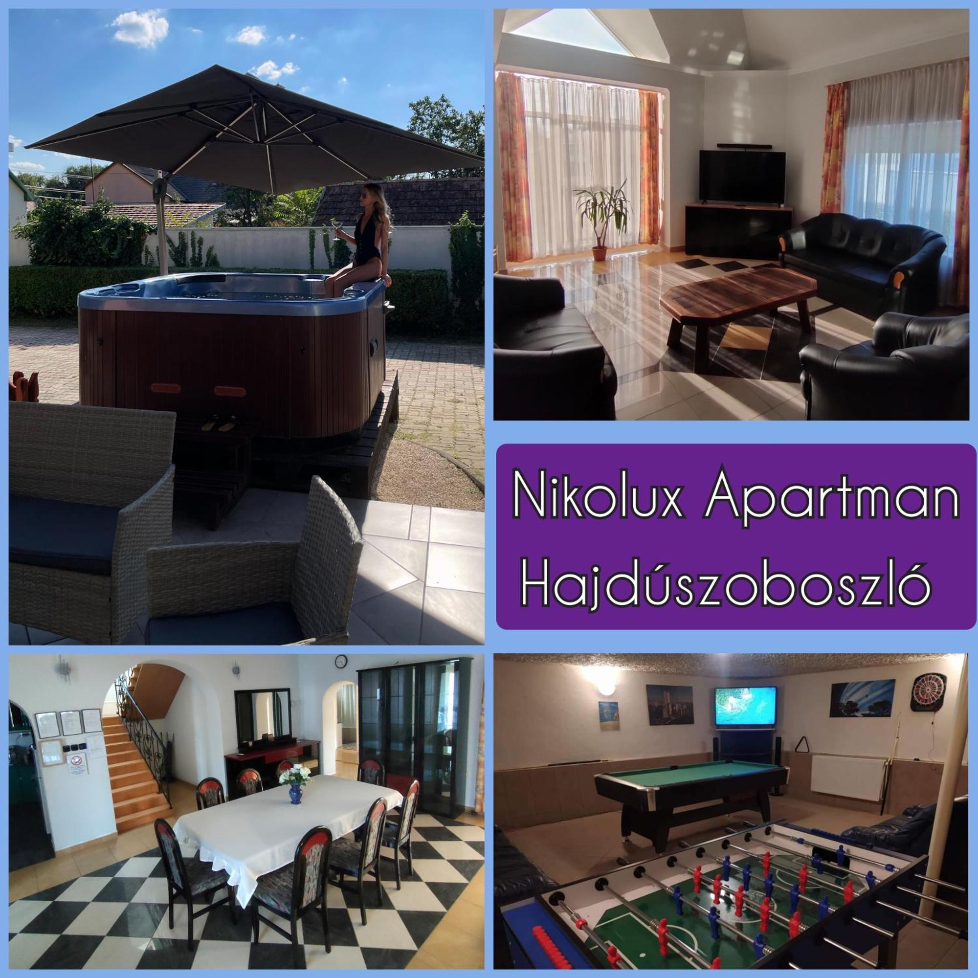 Nikolux Apartman ハイデゥソボスロー エクステリア 写真